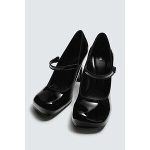 ZARA LEATHER HEELED STRAPPY SHOES FOR ZARA X DISNEY HARRY LAMBERT